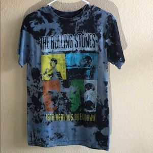 Hand dyed The Rolling Stones  shirt